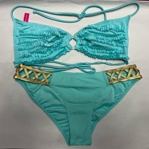Victoria’s Secret Turquoise Swim Suit / Bikini  New No Tags